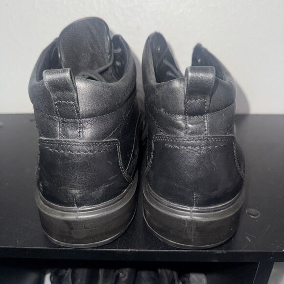Ecco Berlin Gore Tex Black Leather Chukka Ankle Boots Mens Sz EU 46 US 12/12.5 main image 6